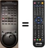 Telecomando equivalente Panasonic VEQ1014