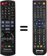 Telecomando equivalente Panasonic DMP-BD45