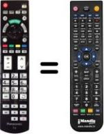Telecomando equivalente Panasonic TX-L47WT50B