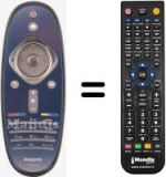 Telecomando equivalente Philips 42PFL7655M / 08