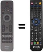 Telecomando equivalente Philips 242254902212