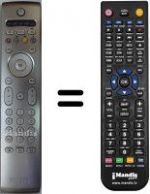 Telecomando equivalente Philips 30PF9975 / 12