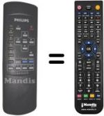 Telecomando equivalente Philips 42FD9932 / 01G