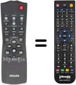 Telecomando equivalente Philips FWC399