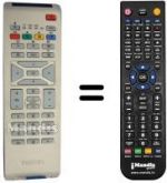 Telecomando equivalente Philips 42PF5421-10-TV