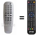 Telecomando equivalente Philips 996500026793