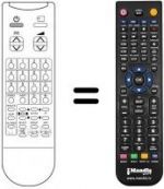 Telecomando equivalente Daewoo 2075ST
