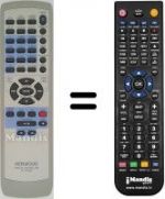 Telecomando equivalente RC-F0309E