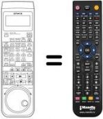 Telecomando equivalente Aiwa HV-F150