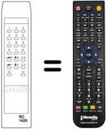 Telecomando equivalente RC1420