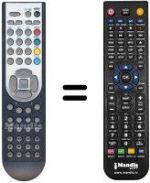 Telecomando equivalente Oki V22D