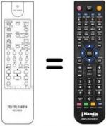 Telecomando equivalente RC2103X
