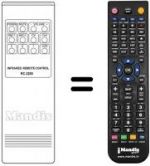 Telecomando equivalente RC2200