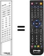 Telecomando equivalente RC3002