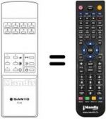 Telecomando equivalente RC303