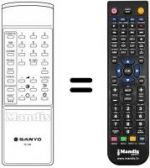 Telecomando equivalente RC308
