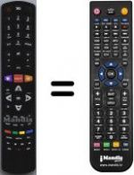 Telecomando equivalente Thomson 42 FU 5553
