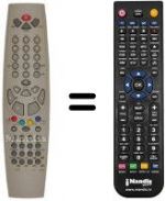 Telecomando equivalente ITT RC5010-11