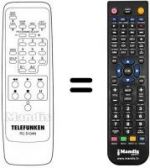 Telecomando equivalente RC5104N