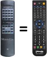 Telecomando equivalente RC61A