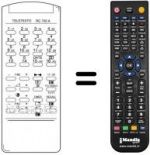 Telecomando equivalente Metz RC700A