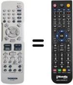 Telecomando equivalente Telefunken RCT192DB1