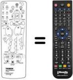 Telecomando equivalente Panasonic RCV400