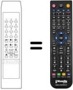 Telecomando equivalente SCHNEIDER TEC5173VR