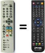 Telecomando equivalente Metz 84TD88100HT