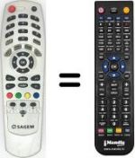 Telecomando equivalente Sagem ISD75TNT-SAT