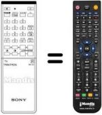 Telecomando equivalente Sony A-1470-742-A