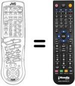 Telecomando equivalente JVC RX884R