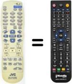 Telecomando equivalente JVC XV-N5