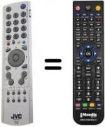 Telecomando equivalente JVC LT-26A61BU