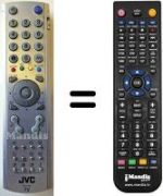 Telecomando equivalente JVC LT17E31SUG