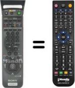 Telecomando equivalente Sony SLV-SE45CP