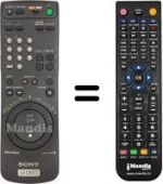 Telecomando equivalente RMT-V187