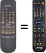 Telecomando equivalente RRMCG0009AJ