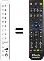 Telecomando equivalente Sharp RRMCG0125CESA