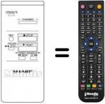 Telecomando equivalente Sharp RRMCG0199GESA