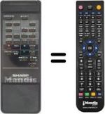 Telecomando equivalente Sharp RRMCG0412GESA
