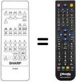 Telecomando equivalente Sharp RRMCG1021BMSA