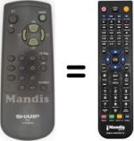 Telecomando equivalente Sharp 37AM23S