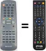 Telecomando equivalente RRMCG1061SA