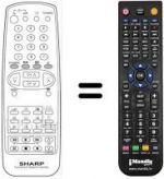 Telecomando equivalente Sharp 81EF19E