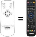 Telecomando equivalente Sharp LC20M4E
