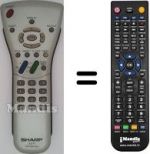 Telecomando equivalente Sharp RCT5603
