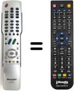 Telecomando equivalente Sharp LC-32GA4U