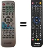Telecomando equivalente REMCON516