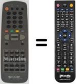 Telecomando equivalente RRMCG1065SA